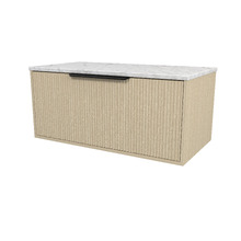Elwood Dockland 900mm Carrara Wall Hung Single Vanity Unit